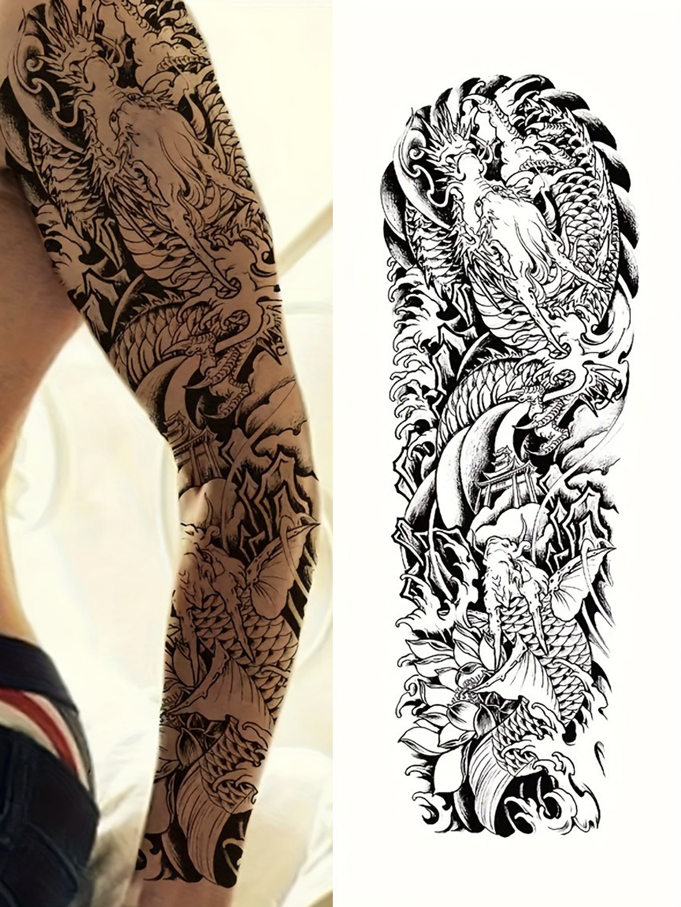 Chinese Style Personalized Tattoo Sticker